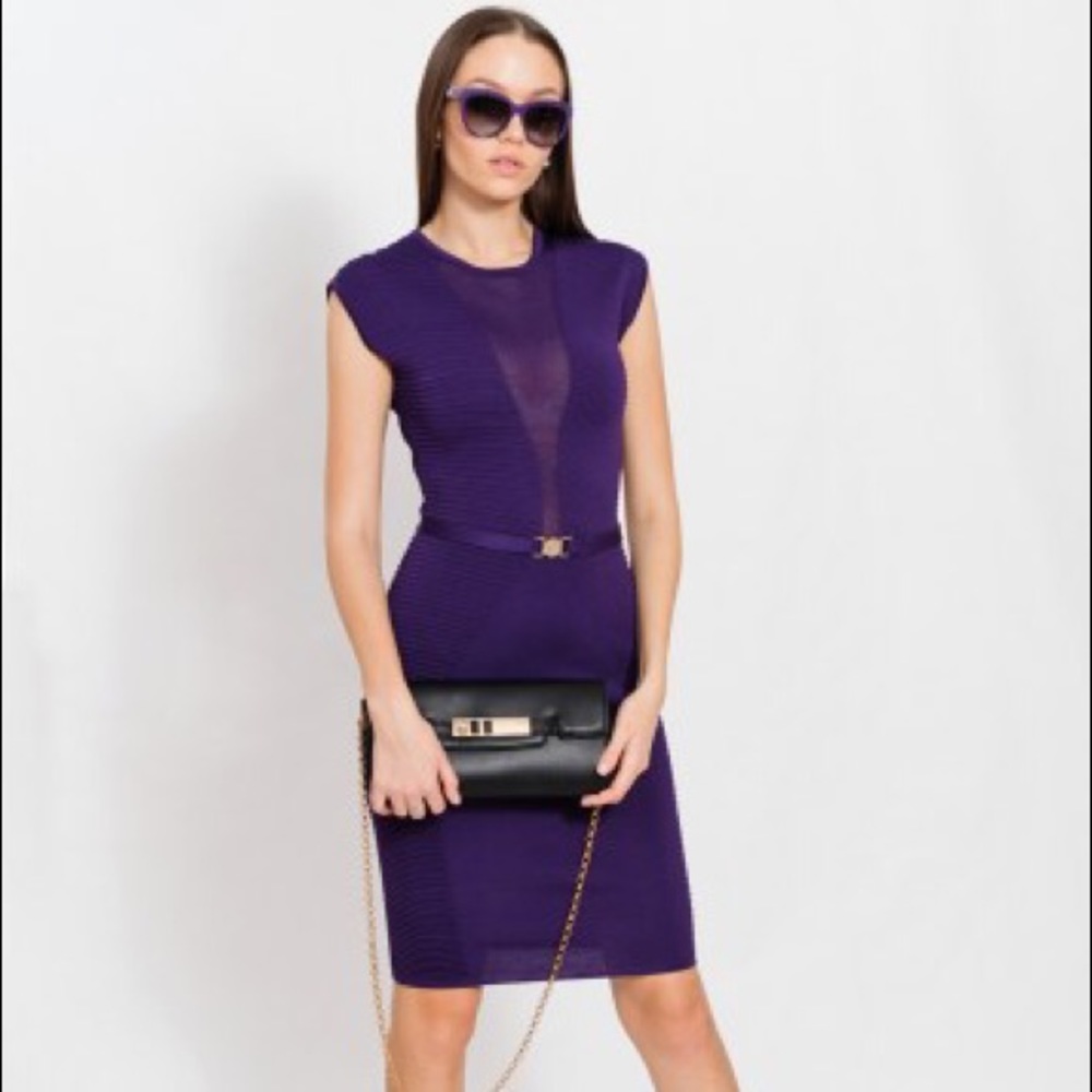 Versace Collection Abito Maglia Purple (viola)